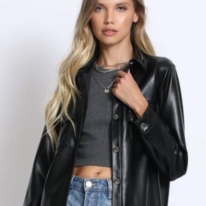Vegan Leather Shacked Size Small